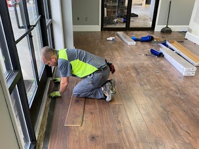 Commercial carpet installation